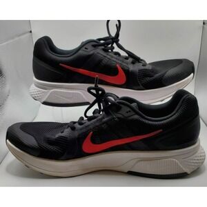 Nike Run Swift 2 Black University Red Sz 13 Athletic Sneaker Walking CU3517-003